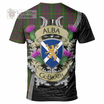 Tartan Vibes Clothing Hall Tartan Family Crest T-Shirt Lion Rampant Royal Thistle Shield Celtic Inspired