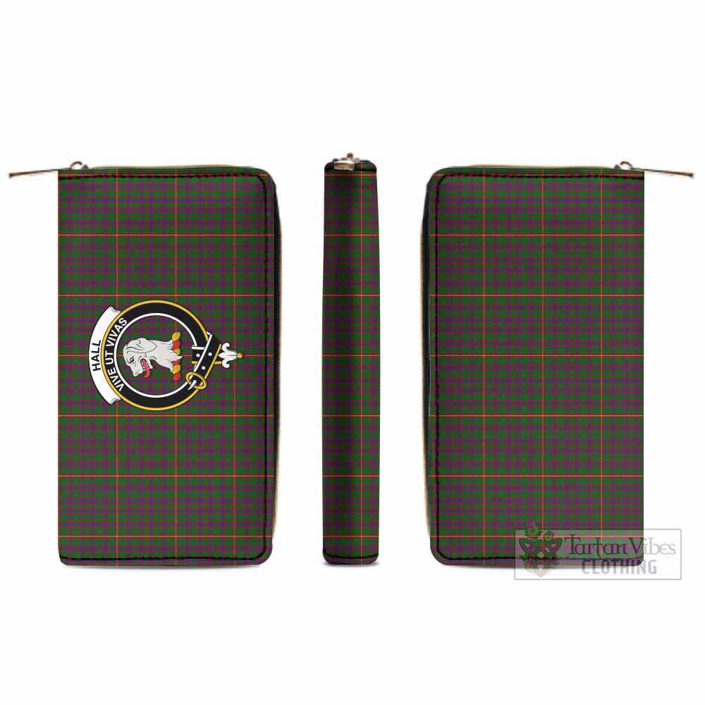 Tartan Vibes Clothing Hall Tartan Women's Leather Wallet with Family Crest