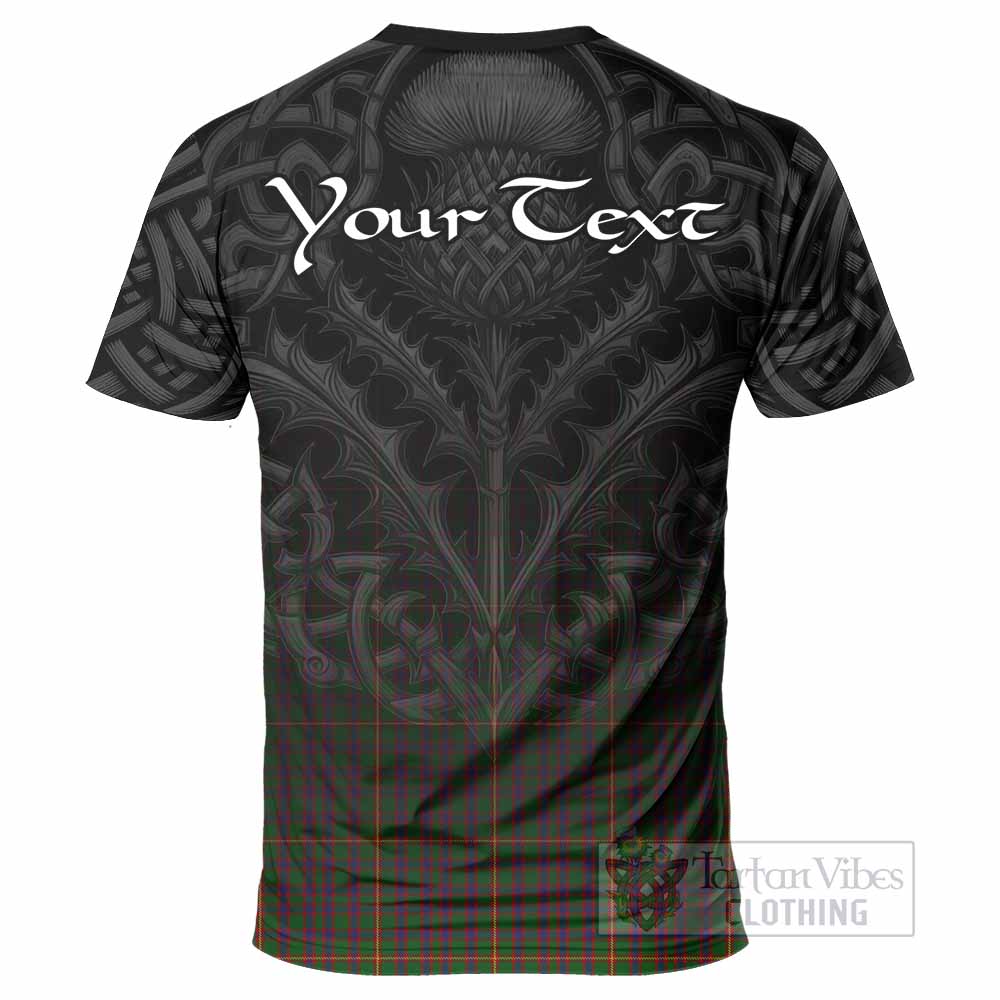 Tartan Vibes Clothing Hall Tartan T-Shirt with Family Crest Celtic Thistle Vibes