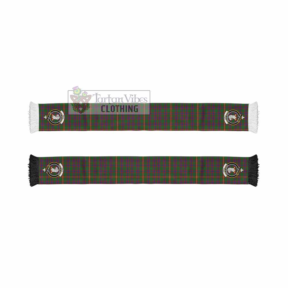 Hall Tartan Ruffneck Scarf with Family Crest - Tartan Vibes Clothing