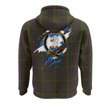 Hall Clan Crest In Me Tartan Hoodie Scotland Flag Style