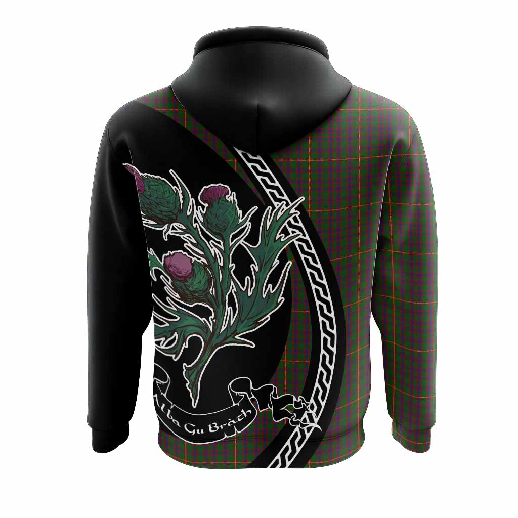 Hall Family Crest Tartan Hoodie Alba Thistle Inspired - Tartan Vibes Clothing