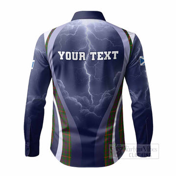 Hall Scotland Football Tartan Long Sleeve Button Shirts Scotland On Tour Trophy Style