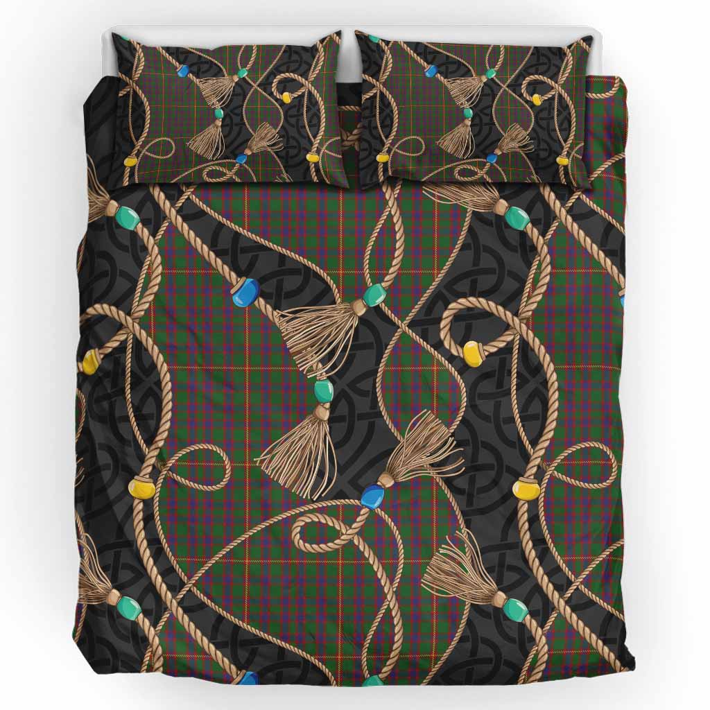 Hall Scottish Tartan Twisted Ropes Stylized Bedding Set UK Bedding Set UK King 91*87 inch - Tartan Vibes Clothing