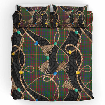 Hall Scottish Tartan Twisted Ropes Stylized Bedding Set UK Bedding Set UK King 91*87 inch - Tartan Vibes Clothing