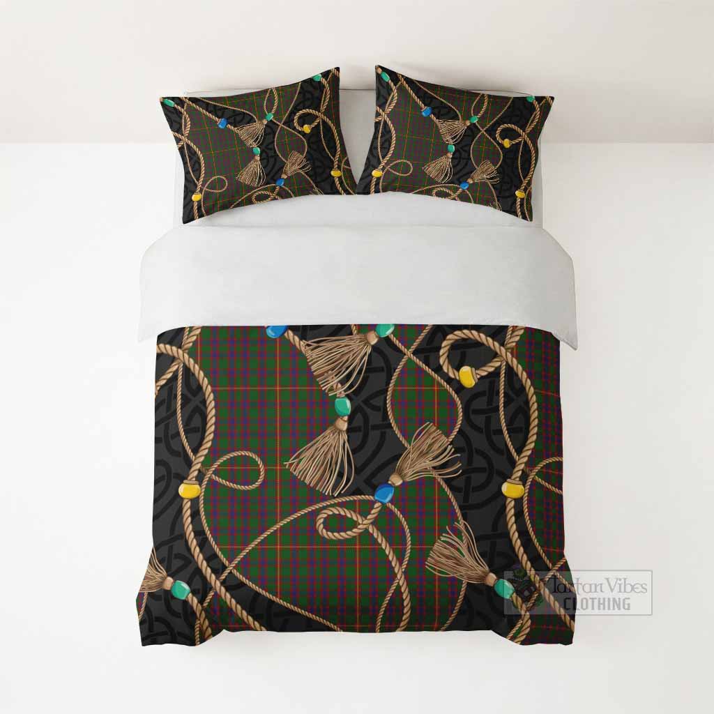 Hall Scottish Tartan Twisted Ropes Stylized Bedding Set - Tartan Vibes Clothing
