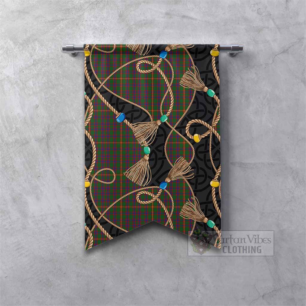 Hall Scottish Tartan Twisted Ropes Stylized Gonfalon Fishtail - Tartan Vibes Clothing