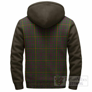 Hall Tartan Accent Sherpa Hoodie with Family Crest