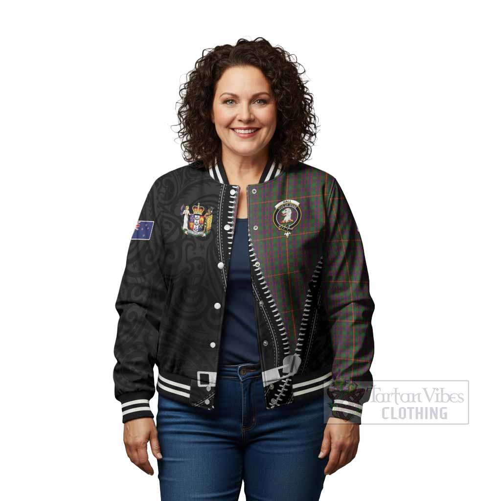 Hall Tartan Baseball Jacket New Zealand Pattern Unique Zipper Stylized