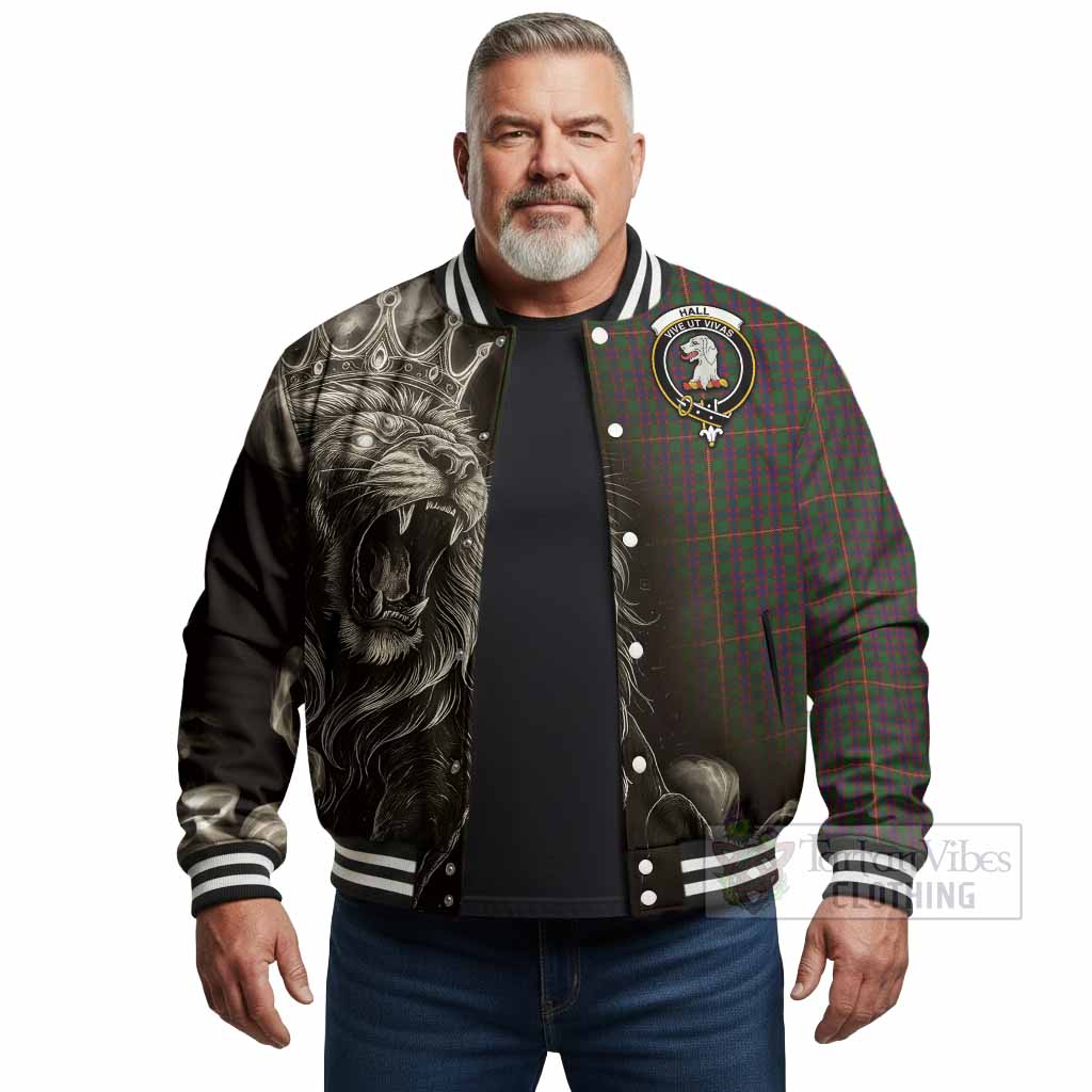 Hall Tartan Baseball Jacket Roaring Lion Heritage