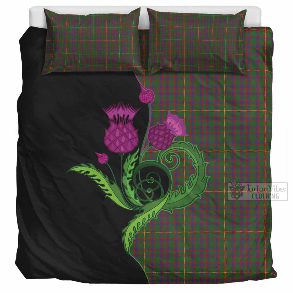 Hall Tartan Bedding Set Traditional Scottish Thistle UK Bedding Set UK Super King 104*94 inch - Tartan Vibes Clothing