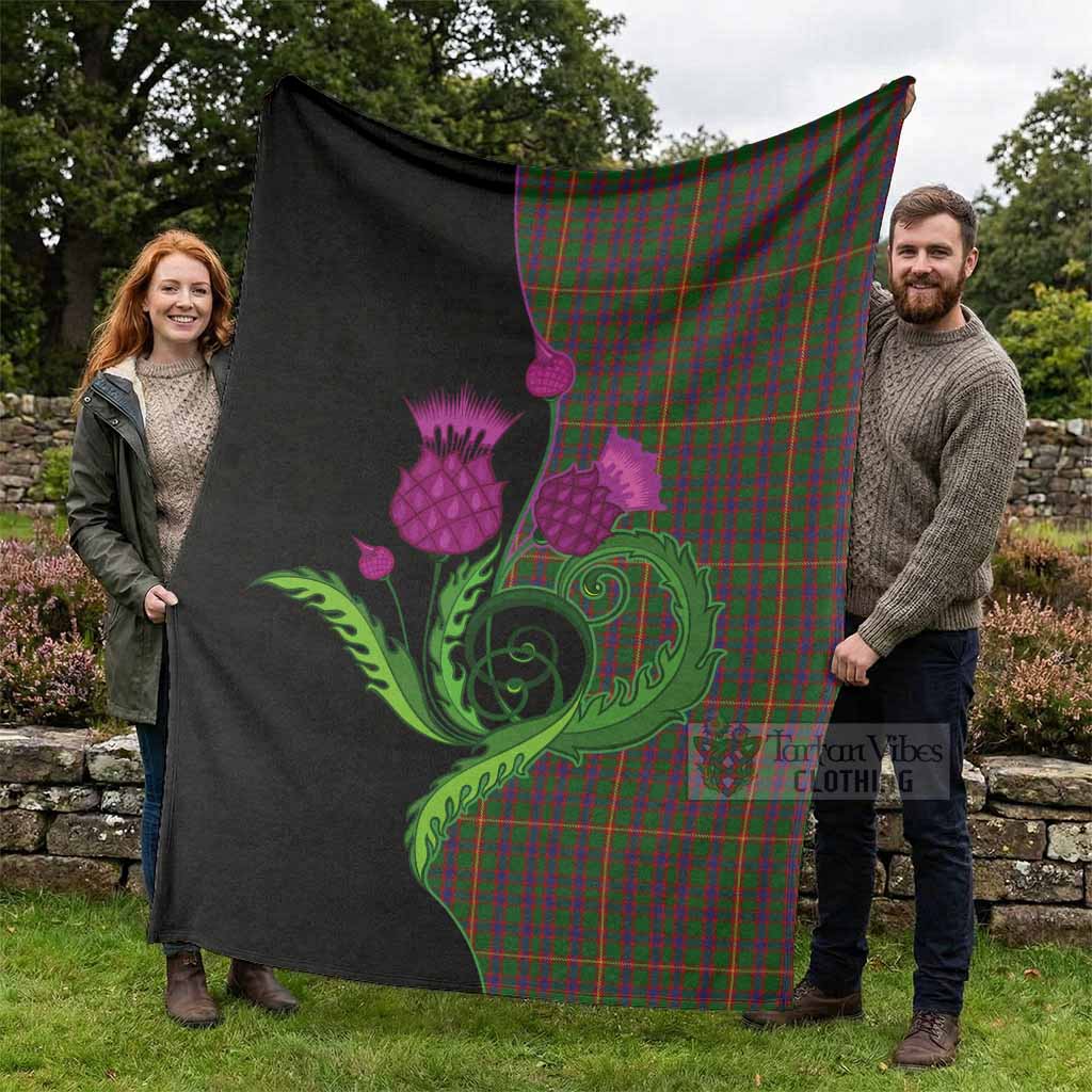 Hall Tartan Blanket Traditional Scottish Thistle - Tartan Vibes Clothing