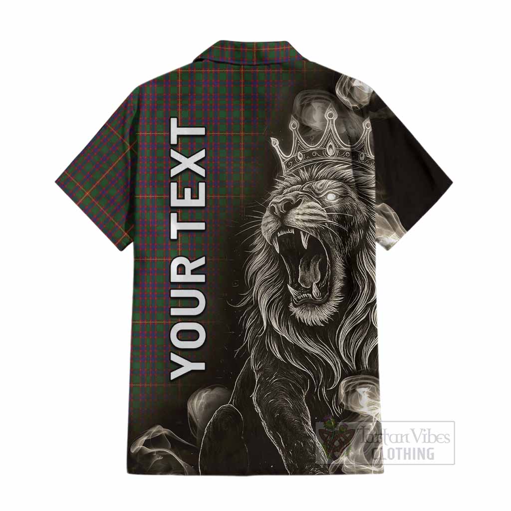 Hall Tartan Cotton Hawaiian Shirt Roaring Lion Heritage