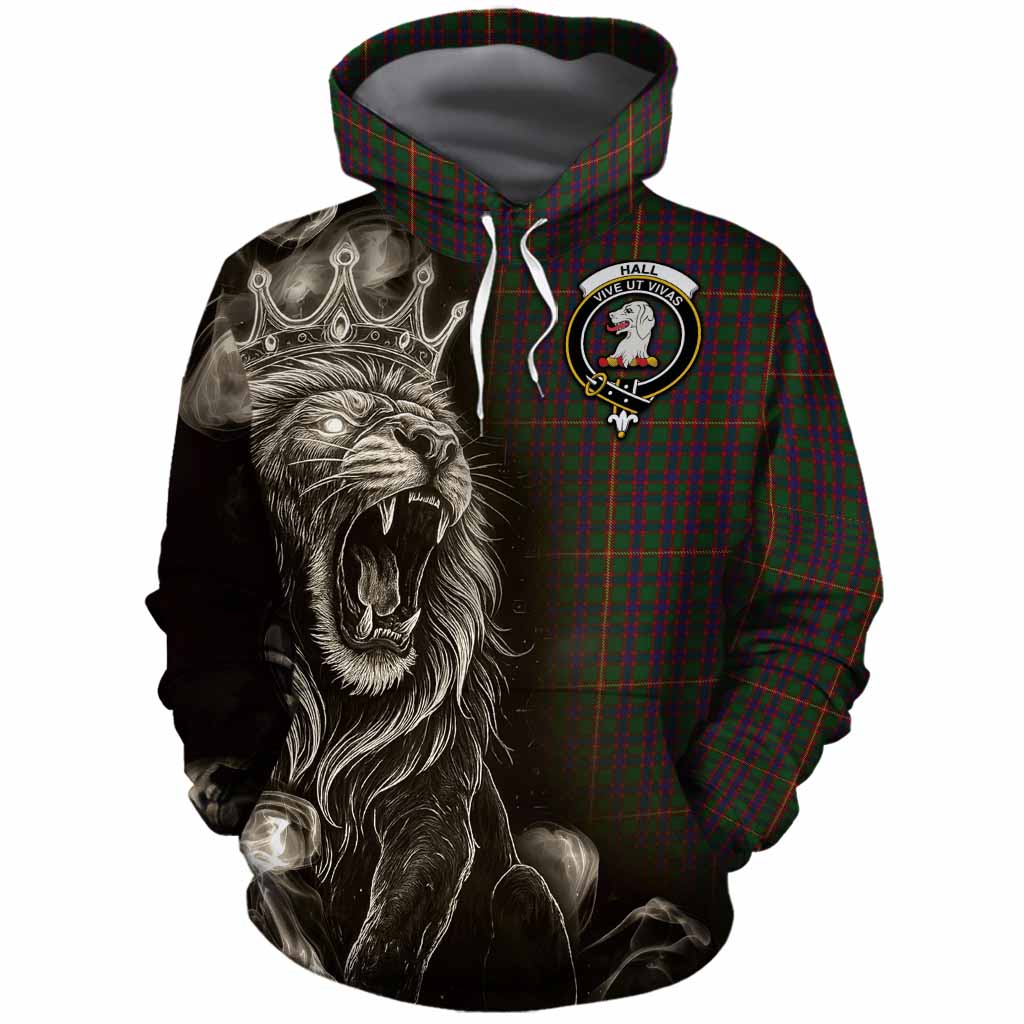Hall Tartan Cotton Hoodie Roaring Lion Heritage