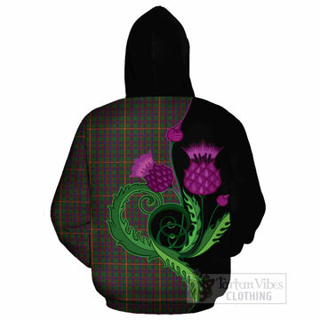Hall Tartan Cotton Hoodie Traditional Scottish Thistle