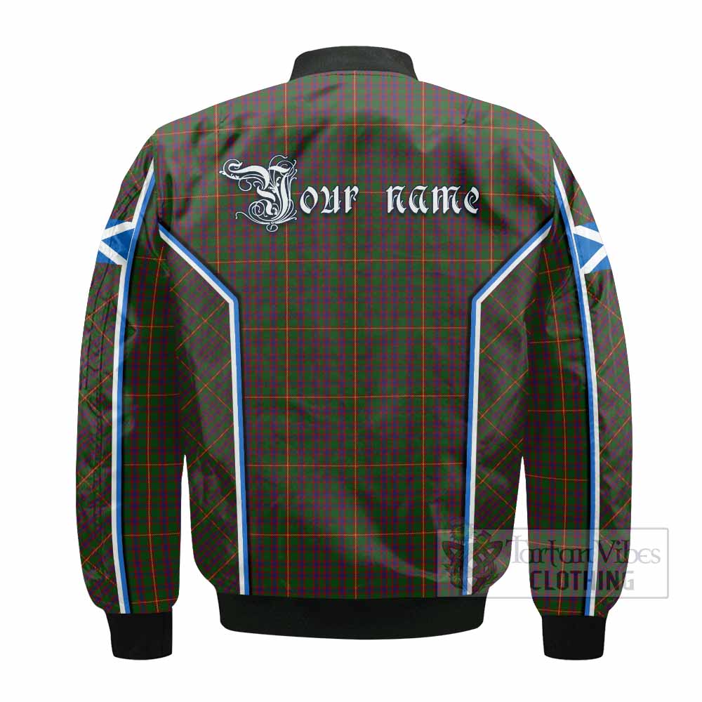 Hall Tartan Crest Bomber Jacket Scotland Coat of Arm Flag Style - Tartan Vibes Clothing