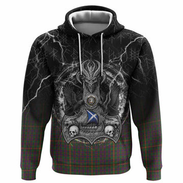 Hall Tartan Crest Hoodie Celtic Odin's Raven Legacy