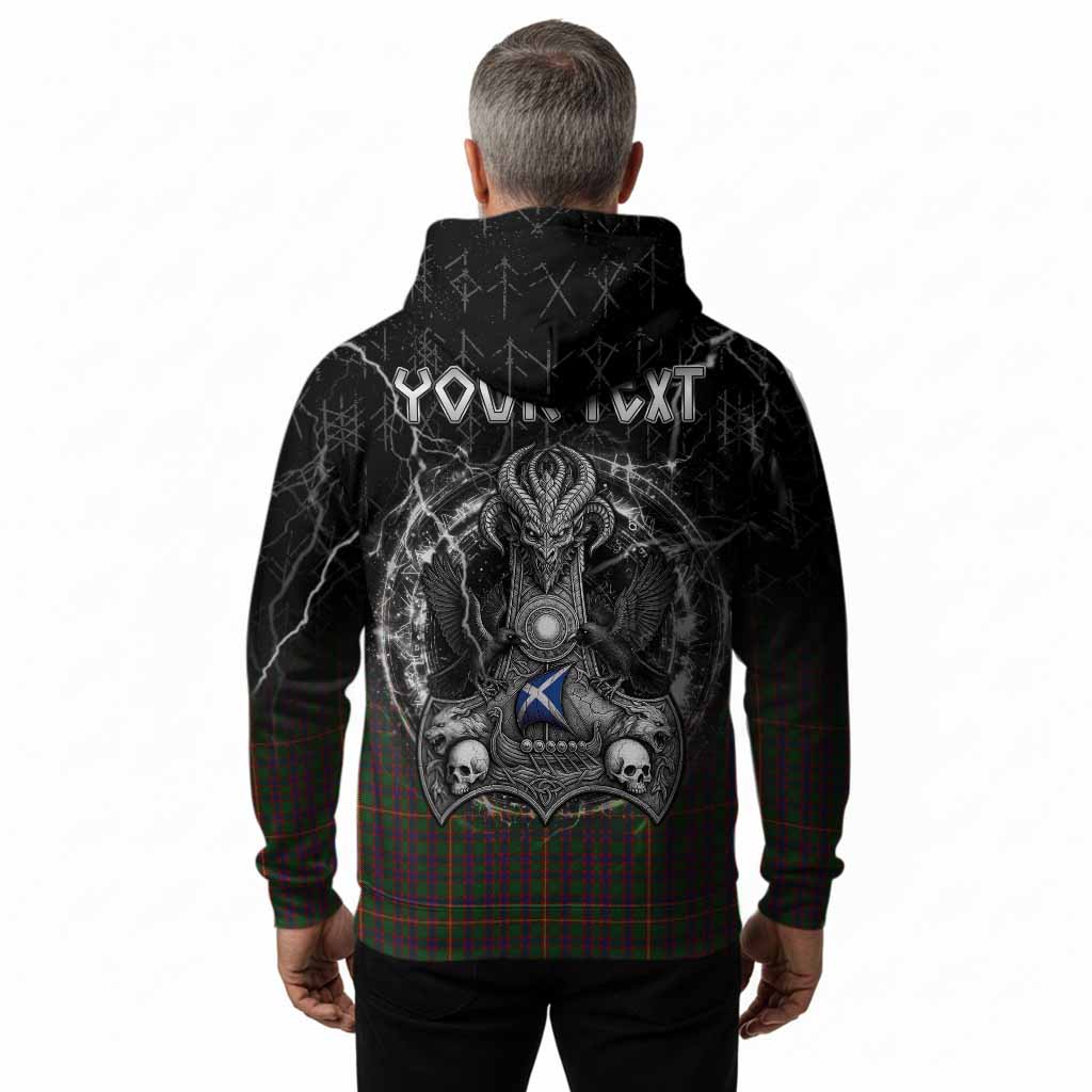 Hall Tartan Crest Hoodie Celtic Odin's Raven Legacy