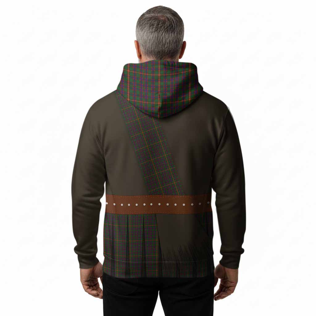 Hall Tartan Crest Hoodie Kilt Costume Style