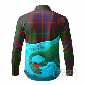 Hall Tartan Crest Long Sleeve Button Shirts Nessie Under Water