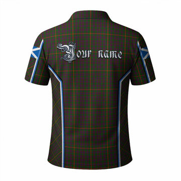 Hall Tartan Crest Polo Shirt Scotland Coat of Arm Flag Style - Tartan Vibes Clothing