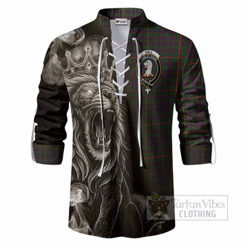 Hall Tartan Ghillie Shirt Roaring Lion Heritage
