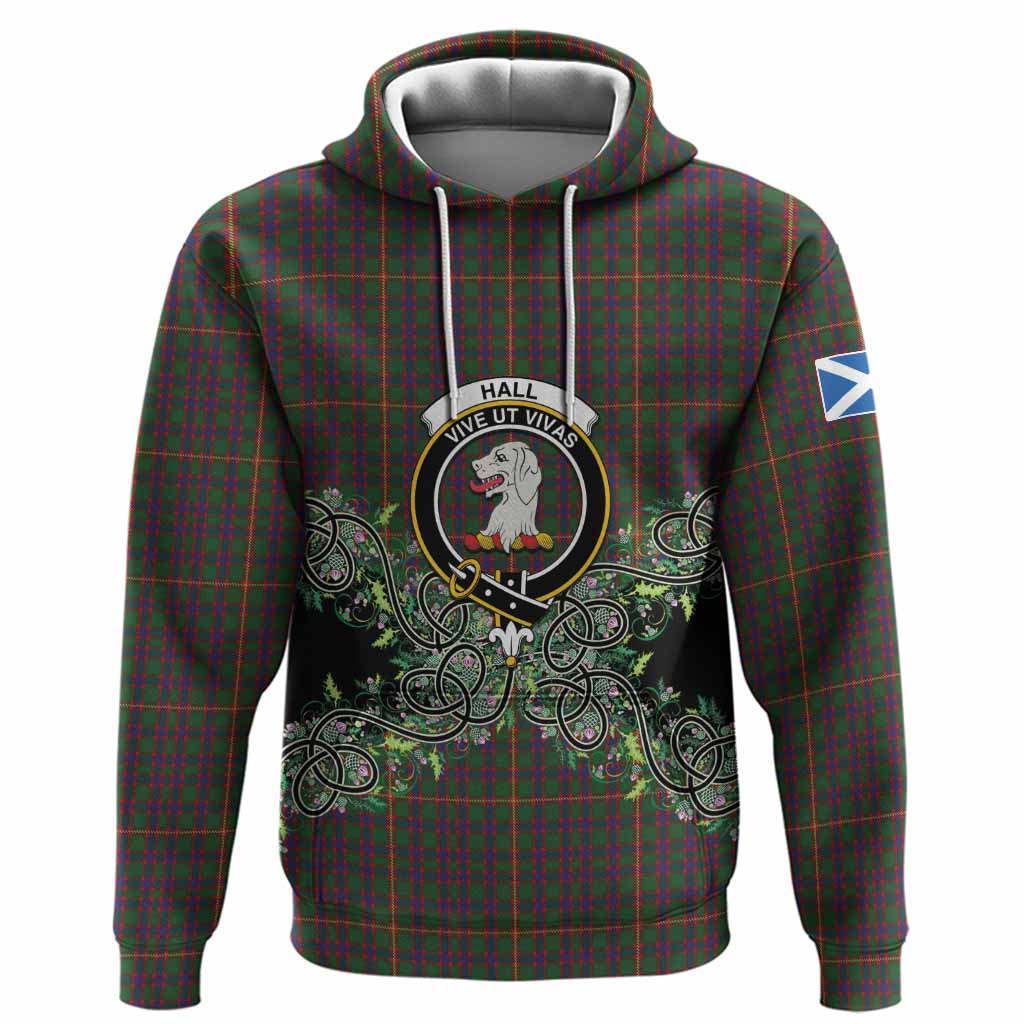Hall Tartan Hoodie Thistle Scottish Spirit