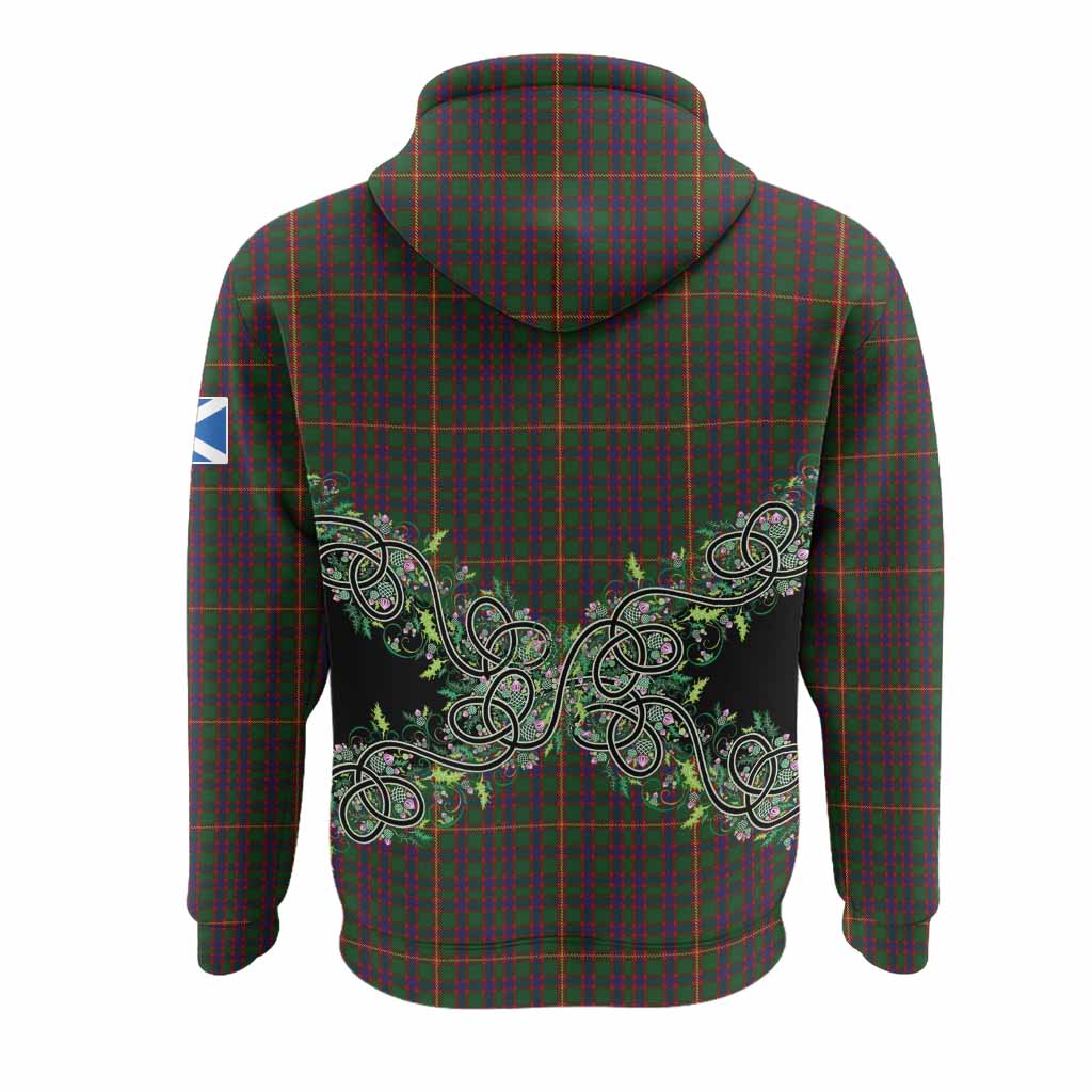 Hall Tartan Hoodie Thistle Scottish Spirit