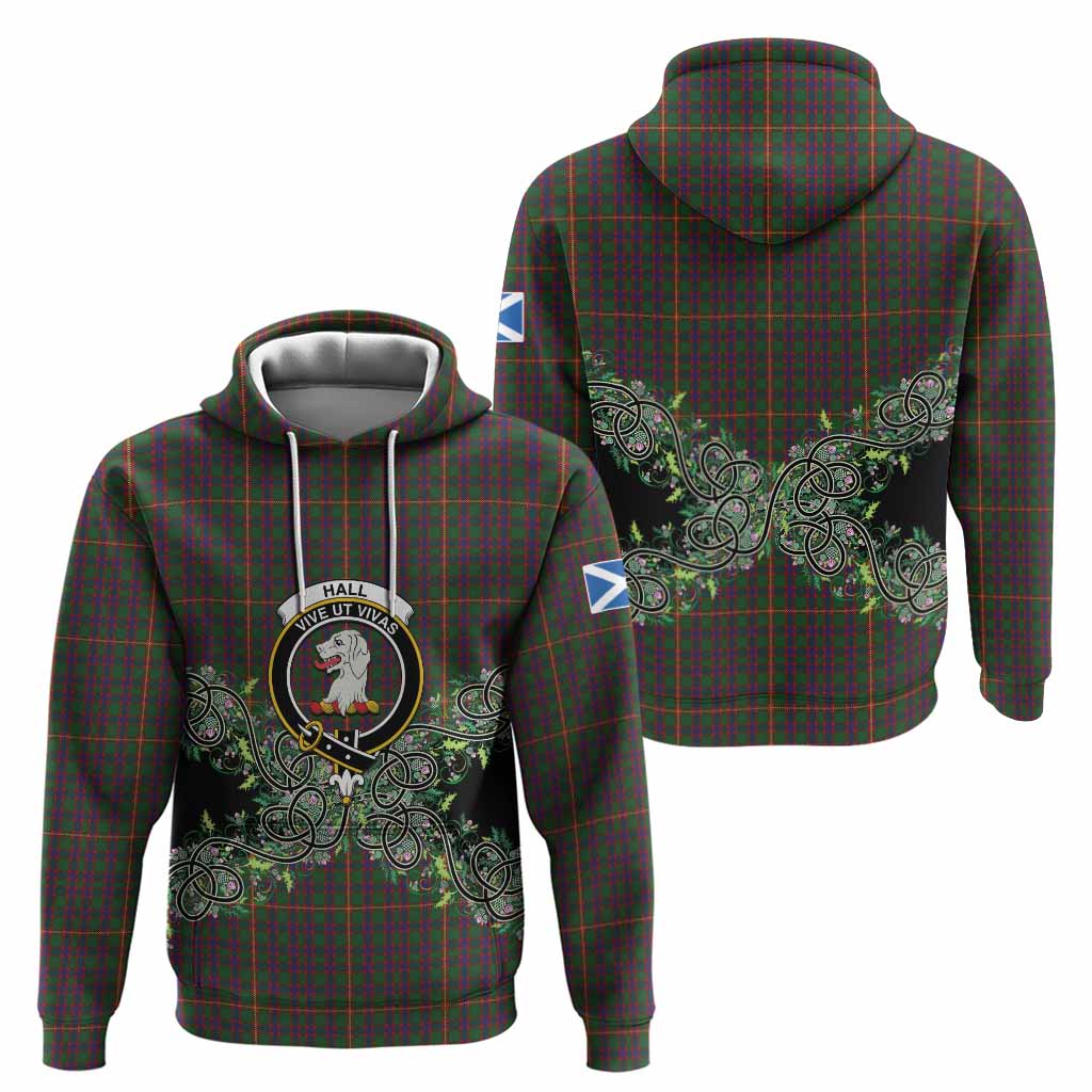 Hall Tartan Hoodie Thistle Scottish Spirit