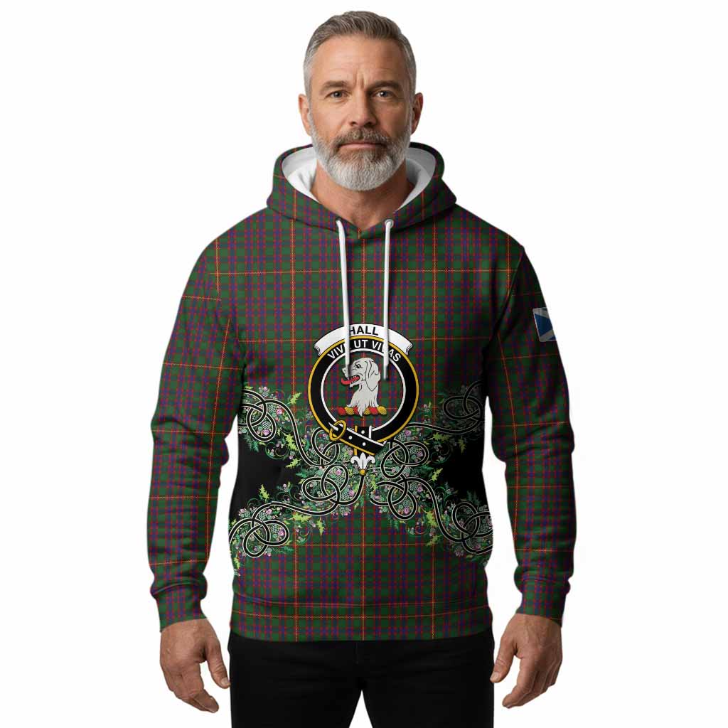 Hall Tartan Hoodie Thistle Scottish Spirit