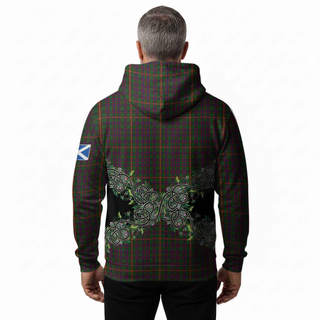 Hall Tartan Hoodie Thistle Scottish Spirit