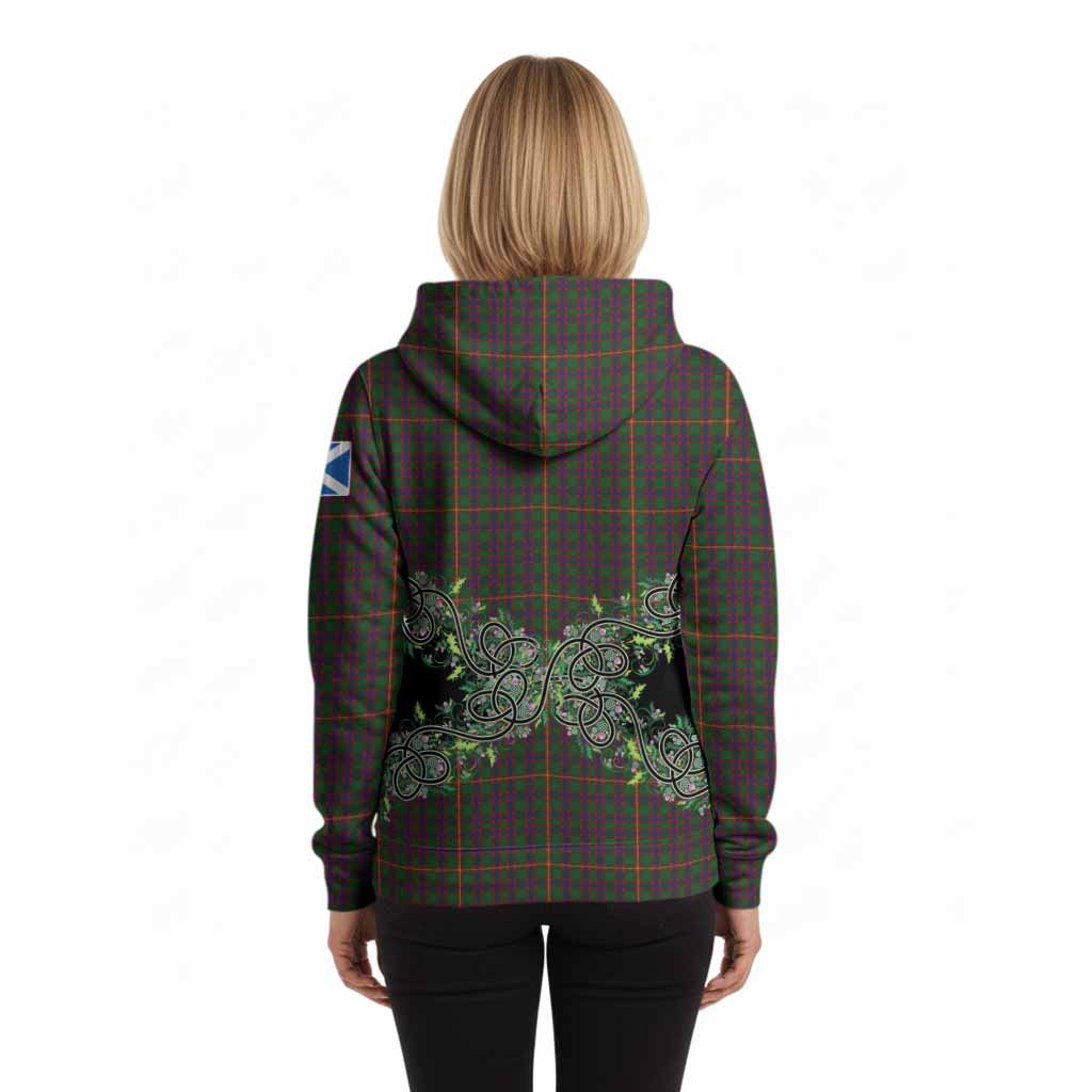 Hall Tartan Hoodie Thistle Scottish Spirit