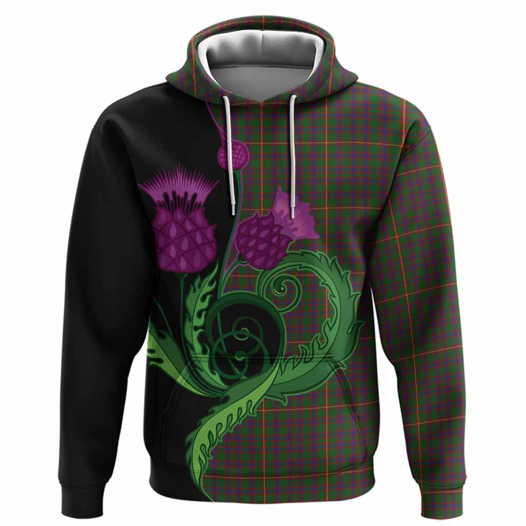 Hall Tartan Hoodie Traditional Scottish Thistle