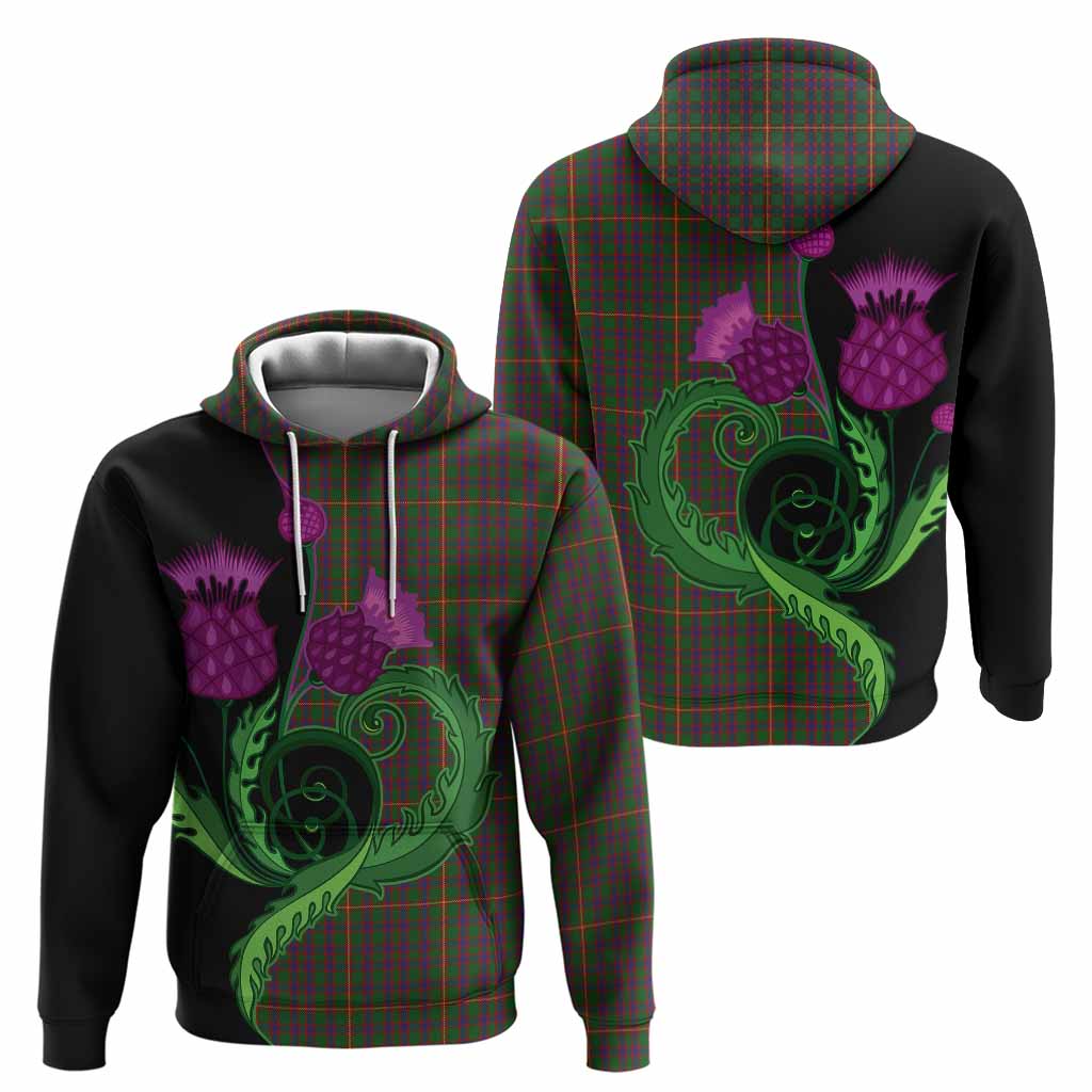 Hall Tartan Hoodie Traditional Scottish Thistle