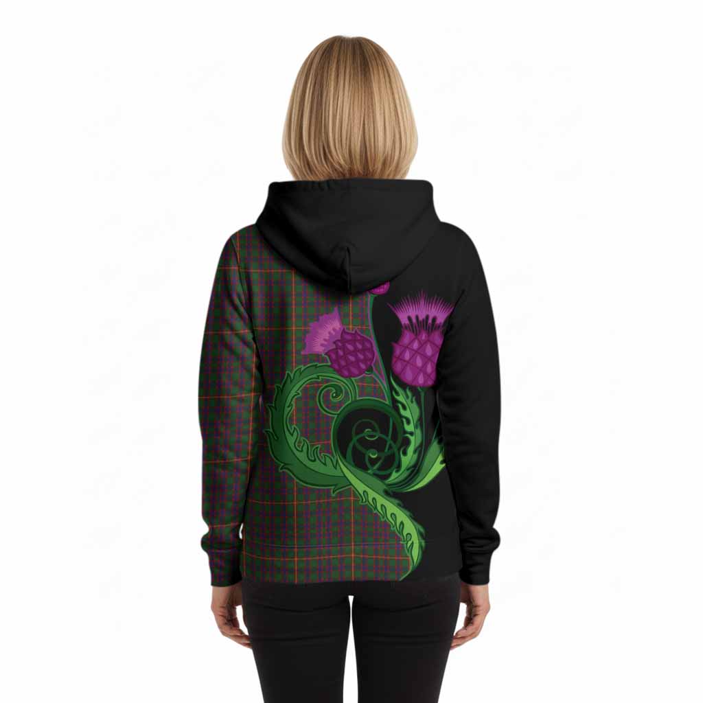Hall Tartan Hoodie Traditional Scottish Thistle