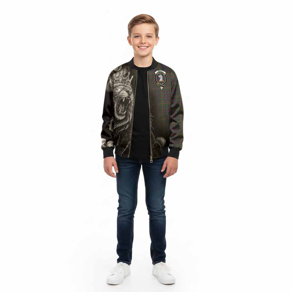 Hall Tartan Kid Bomber Jacket Roaring Lion Heritage