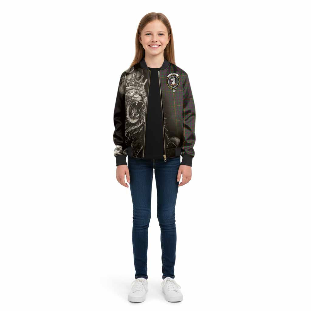Hall Tartan Kid Bomber Jacket Roaring Lion Heritage