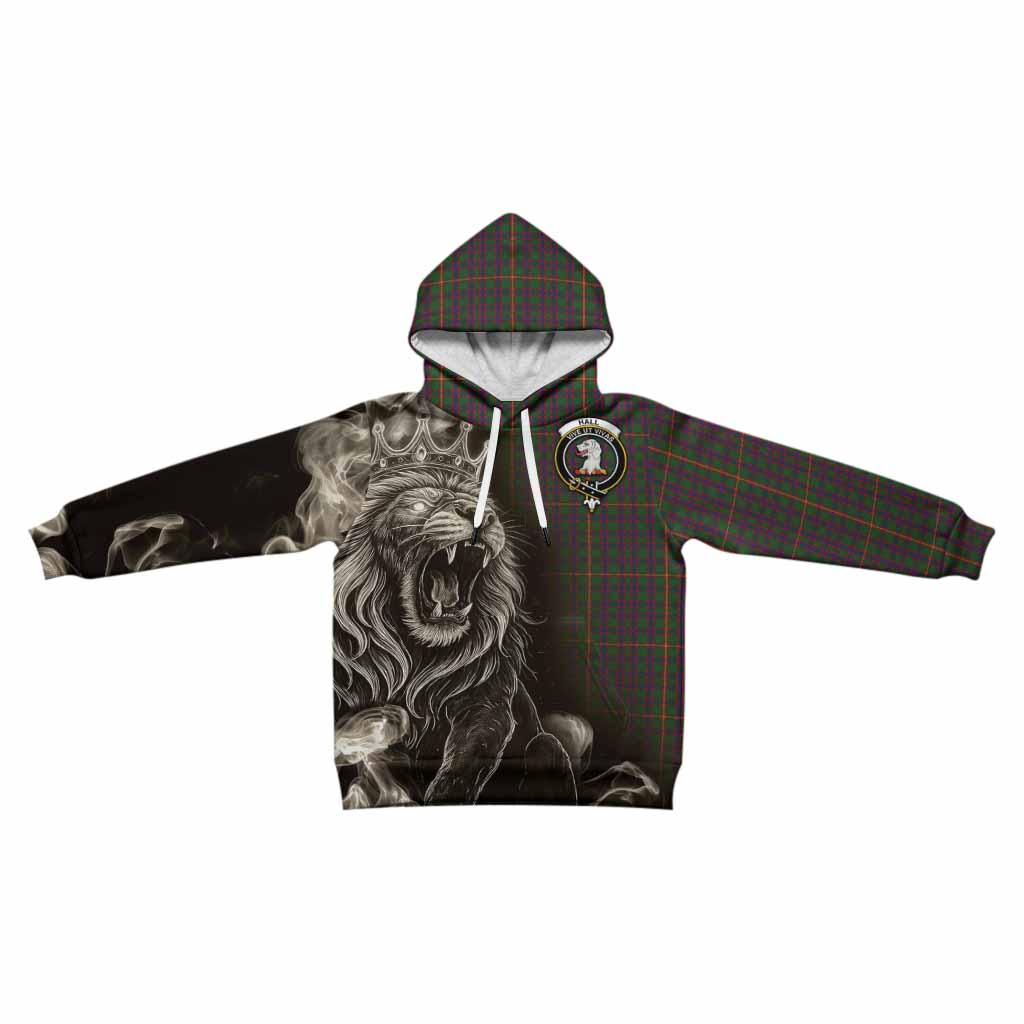 Hall Tartan Kid Hoodie Roaring Lion Heritage