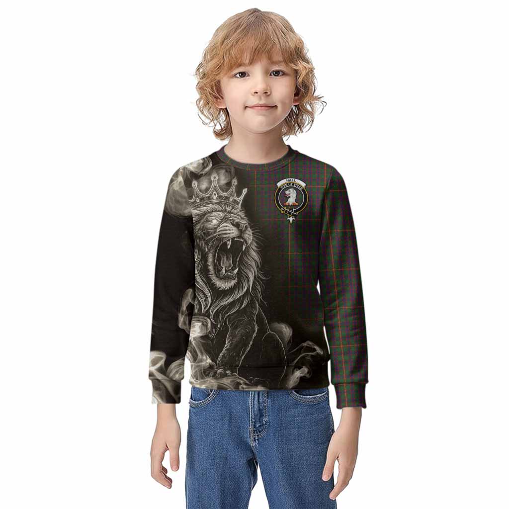 Hall Tartan Kid Knitted Sweatshirt Roaring Lion Heritage