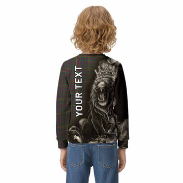 Hall Tartan Kid Knitted Sweatshirt Roaring Lion Heritage