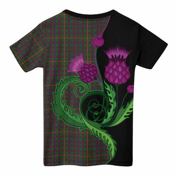 Hall Tartan Kid T-shirt Traditional Scottish Thistle
