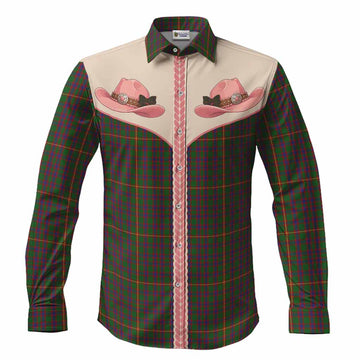 Hall Tartan Long Sleeve Button Shirts Wee Coo Cowgirl Cute Style