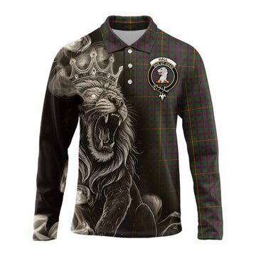 Hall Tartan Long Sleeve Polo Shirt Roaring Lion Heritage