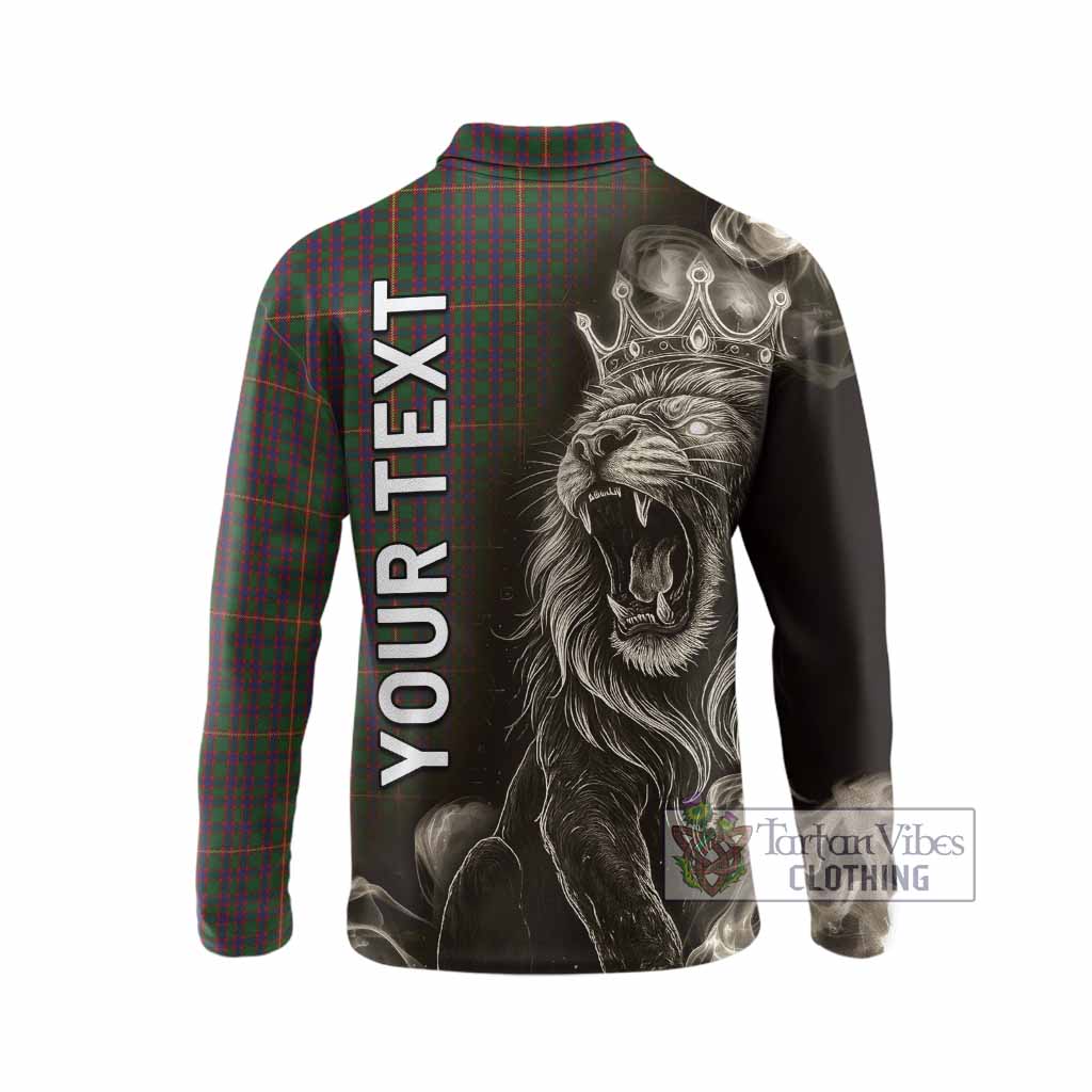 Hall Tartan Long Sleeve Polo Shirt Roaring Lion Heritage