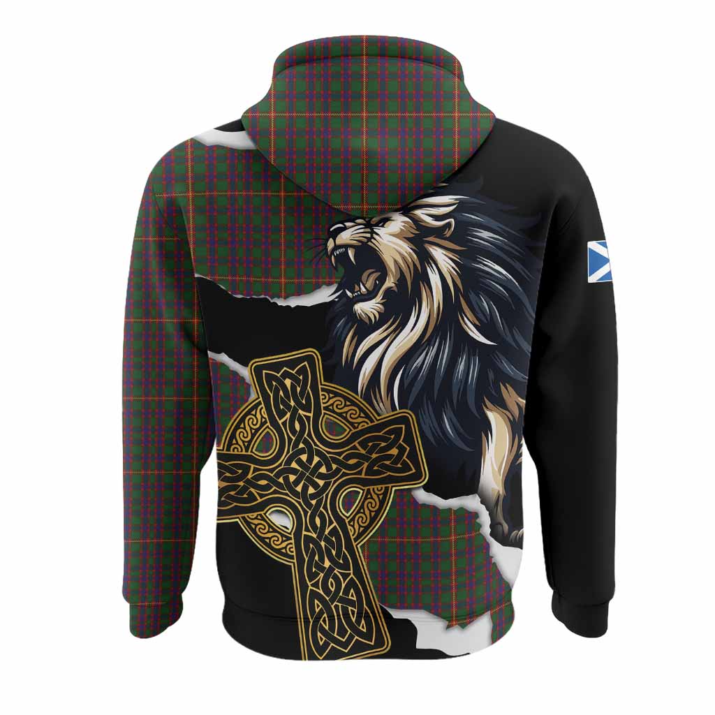 Hall Tartan Scottish Hoodie Lion Celtic Heritage
