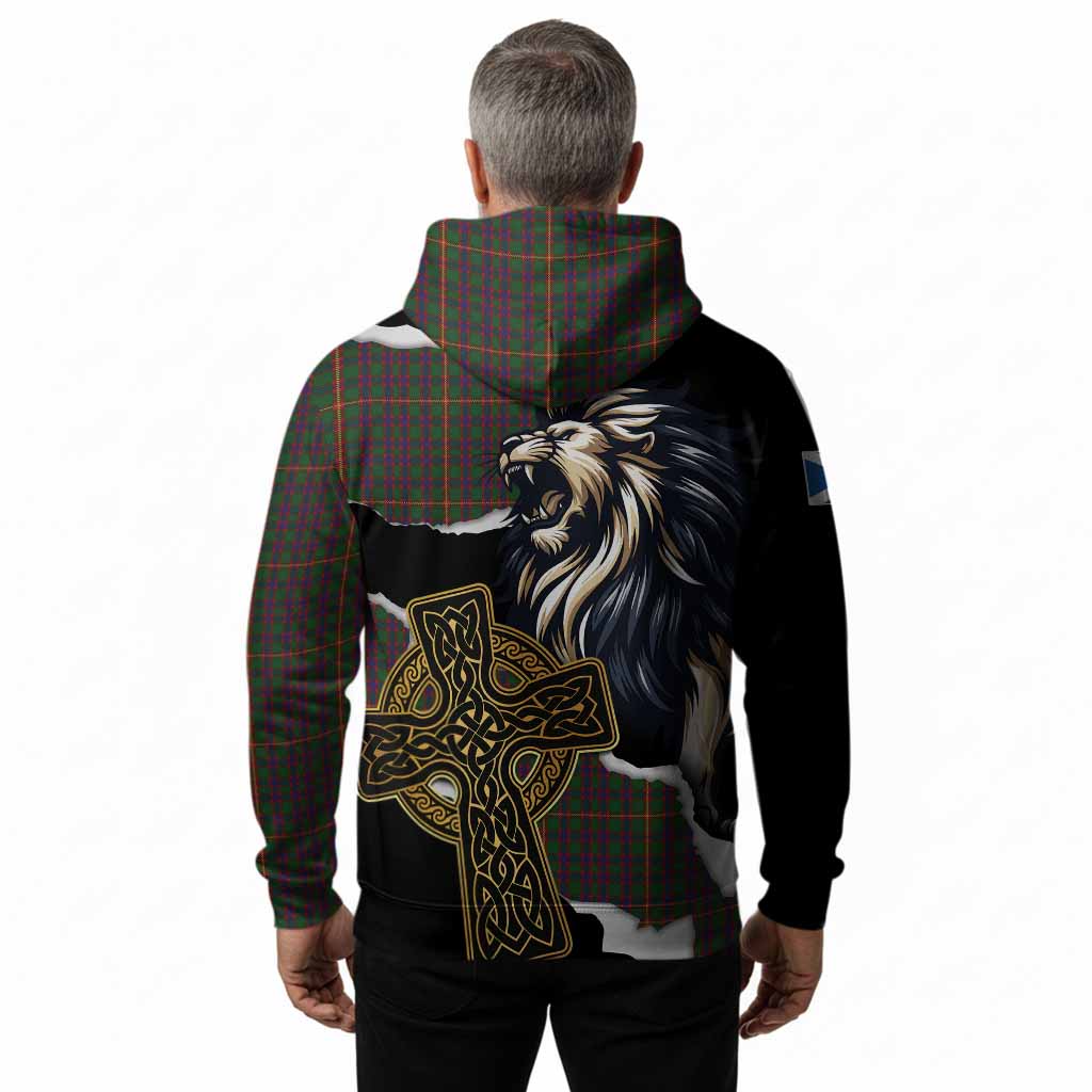 Hall Tartan Scottish Hoodie Lion Celtic Heritage