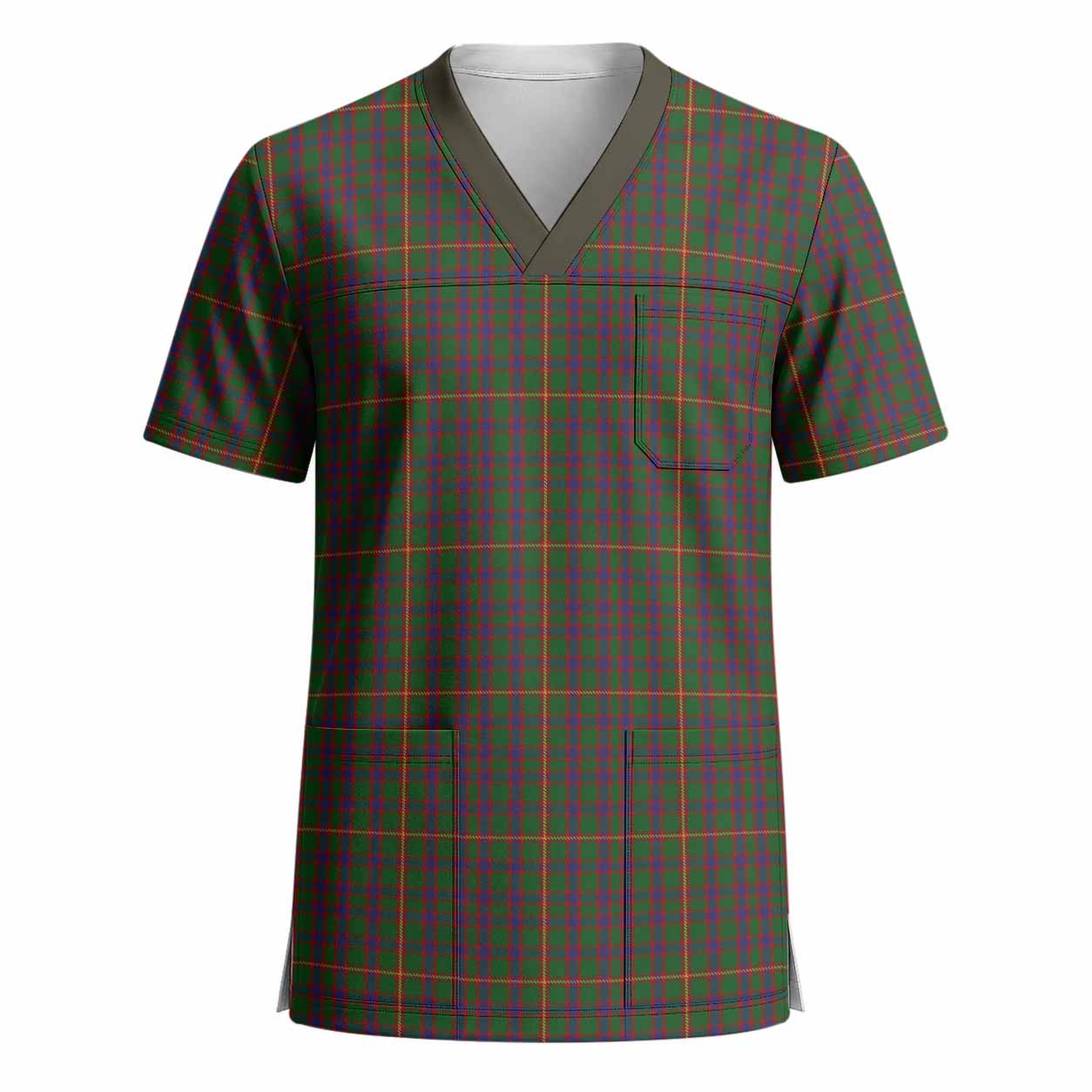 Hall Tartan Scrub Top - Tartan Vibes Clothing