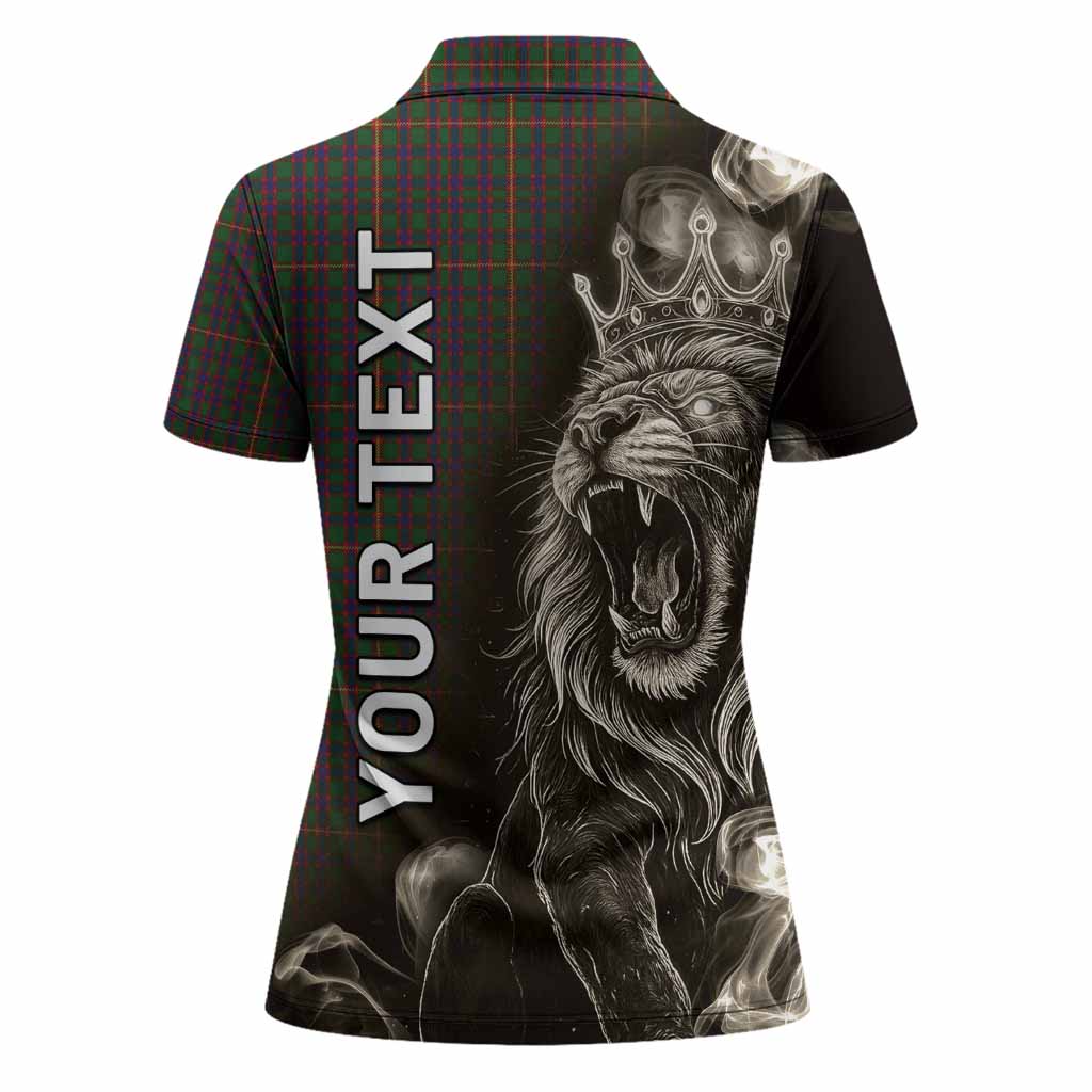 Hall Tartan Women Polo Shirt Roaring Lion Heritage