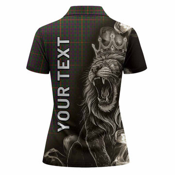 Hall Tartan Women Polo Shirt Roaring Lion Heritage