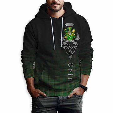 Halpin Irish Clan Hoodie with Coat of Arms Erin Go Bragh Celtic Inspired Pullover Hoodie - Tartan Vibes Clothing